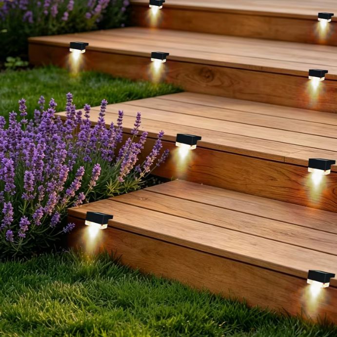 LED solarno ivično svetlo – 4 komada - Izdvajamo iz ponude