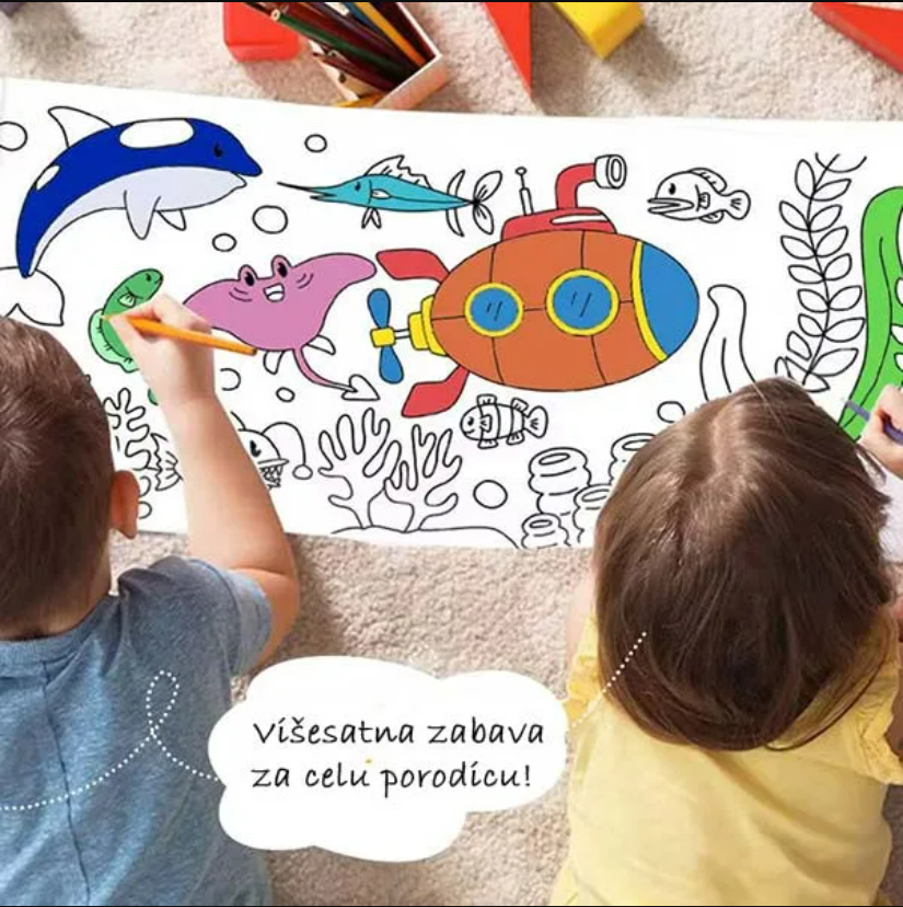 Dečija bojanka u rolni - Izdvajamo iz ponude