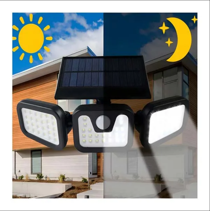 Trostrani solarni LED reflektor Trostrani solarni LED reflektor - Izdvajamo iz ponude