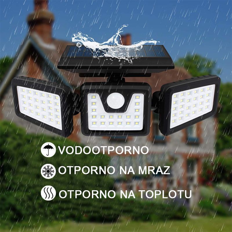 Trostrani solarni LED reflektor - Izdvajamo iz ponude