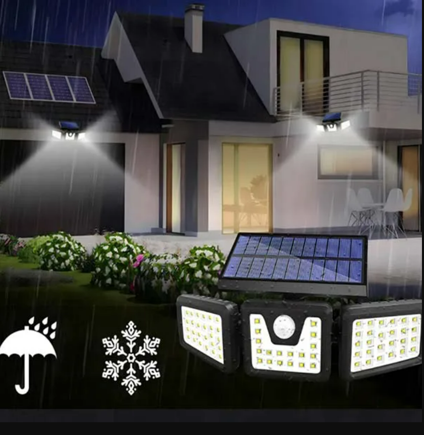 Trostrani solarni LED reflektor Trostrani solarni LED reflektor - Izdvajamo iz ponude