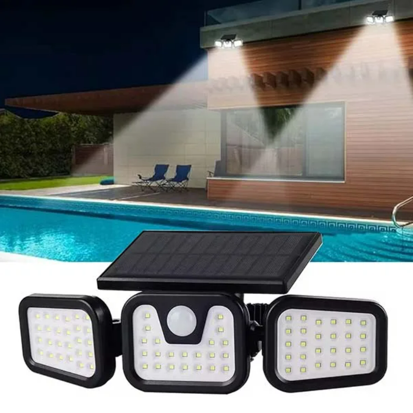 Trostrani solarni LED reflektor Trostrani solarni LED reflektor - Izdvajamo iz ponude