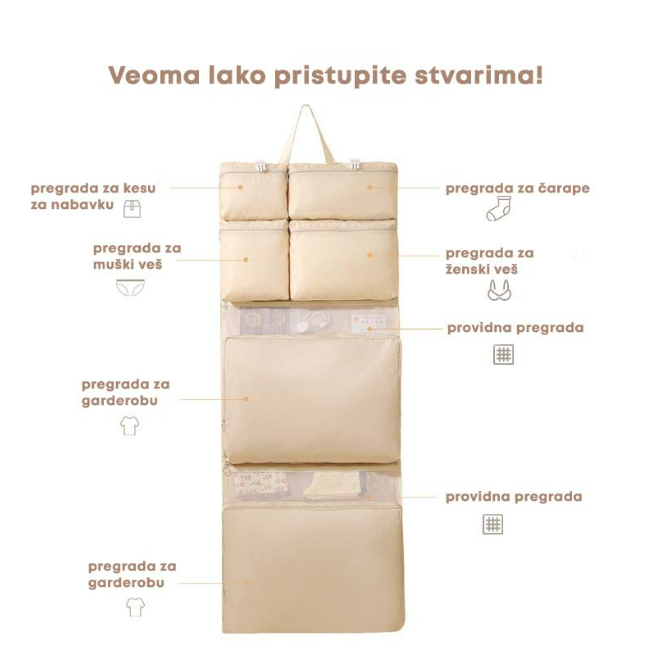 Rasklopiva torba za putovanja - Fitnes i sport